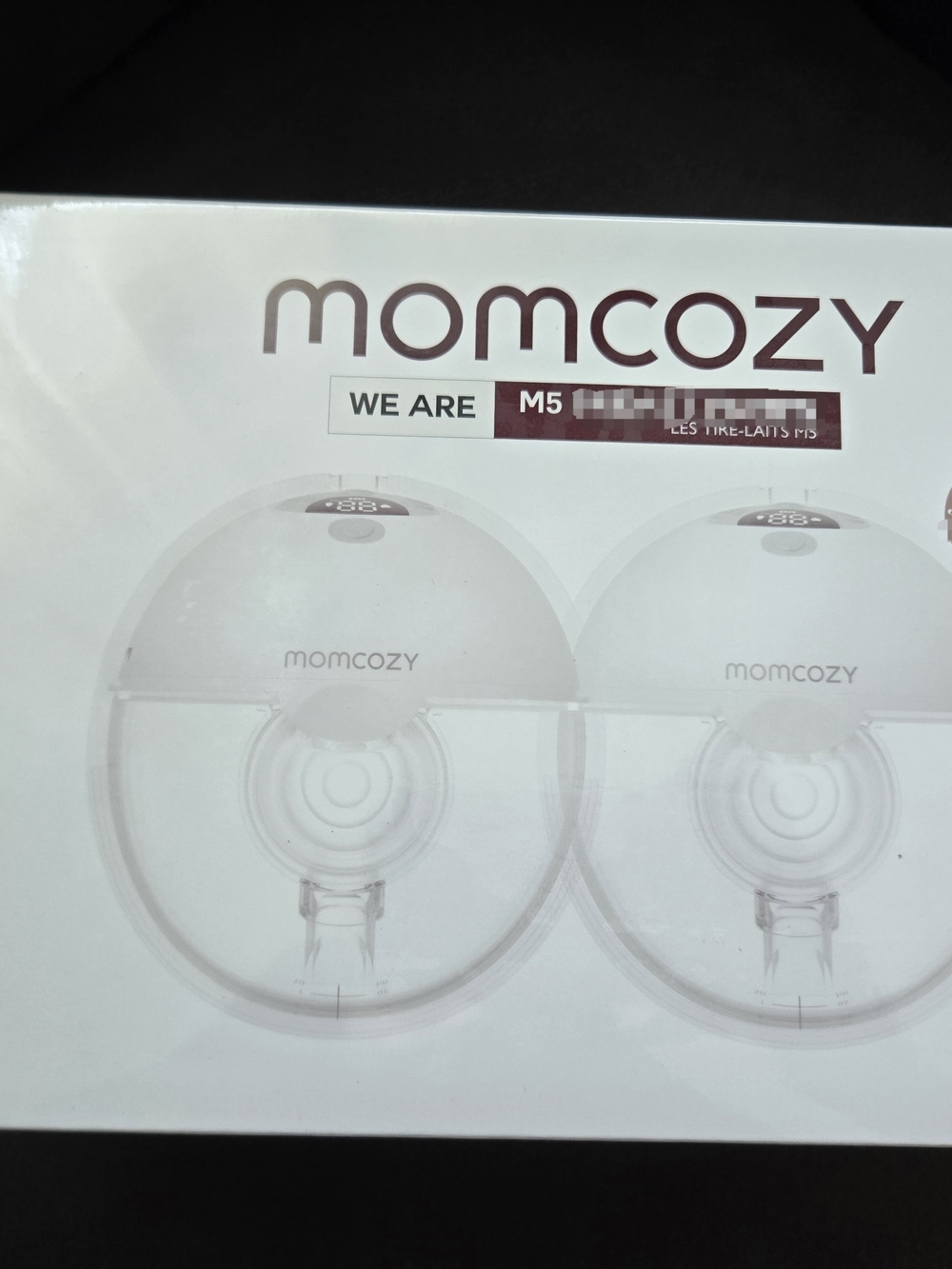 Momcozy M5 Electric Breast Pump Double Set in White
